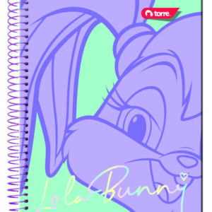 Cuaderno top 7MM 150 hojas Lola Bunny Torre diseños surtidos