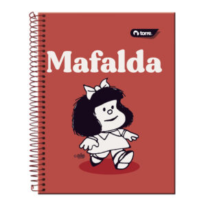 Cuaderno top 7MM 150 hojas Mafalda Torre diseños surtidos