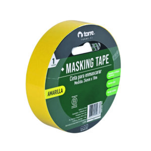 Cinta Enmascarar 24mmx18mt Amarillo