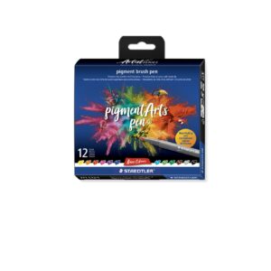 Set marcador punta pincel 371 12 colores