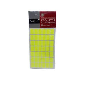 Etiqueta Amarilla Rectangular 11X17mm