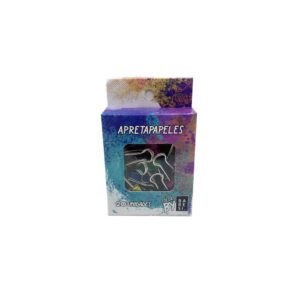 Apretapapel Plegable 19mm Metalico 20 unidades