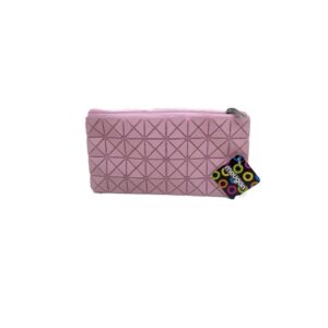 ESTUCHE 1 CIERRE GEOMETRICO ROSADO PU