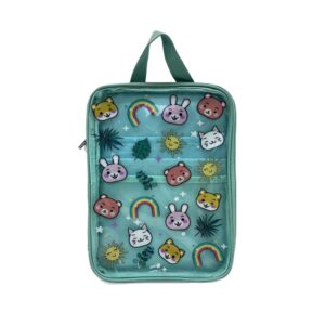 ESTUCHE 1 CIERRE OSOS CELESTE PU