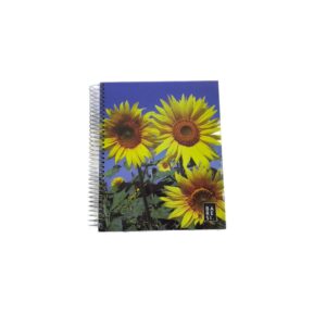 Cuaderno medio oficio 7mm 150 hojas diseños surtidos