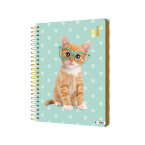 Cuaderno top 7MM 105 hojas Studio Pets Mooving diseños surtidos