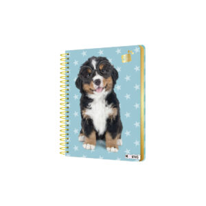 Cuaderno medio oficio 5mm 120 hojas Studio Pets Mooving surtido