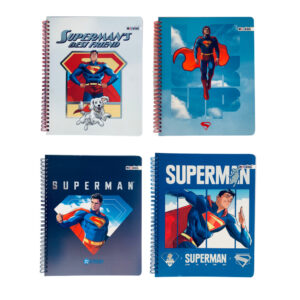 Cuaderno universitario 7MM 100 hojas Superman diseños surtidos