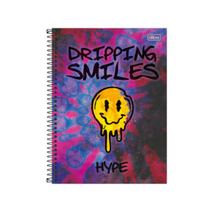 Cuaderno top 7MM 200 hojas Hype Tilibra diseños surtidos