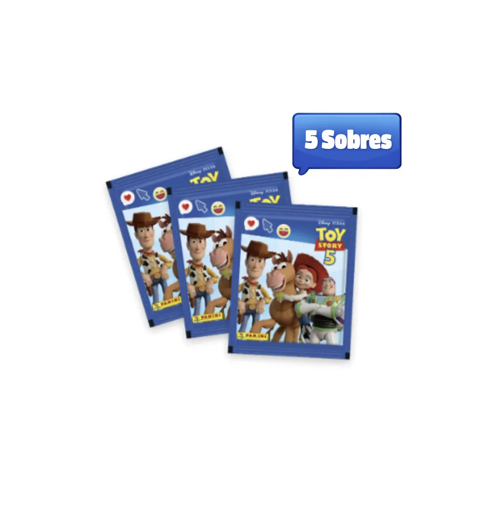 BLISTER 5 SOBRES TOY STORY 5 - Lápiz López | Cuadernos, escolares, electrónica, computación, oficina y más